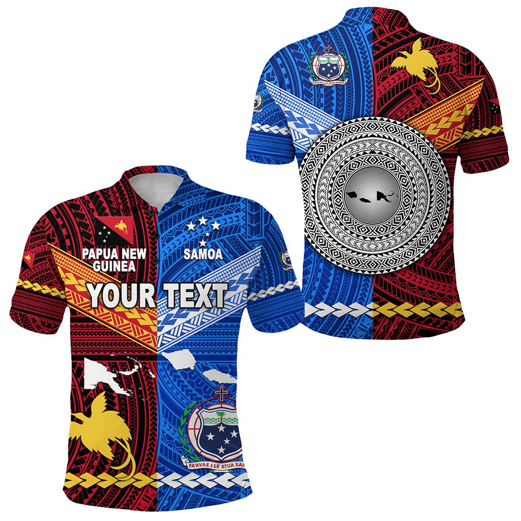 Custom Papua New Guinea Samoa Polo Shirt Together LT8 - Wonder Print Shop