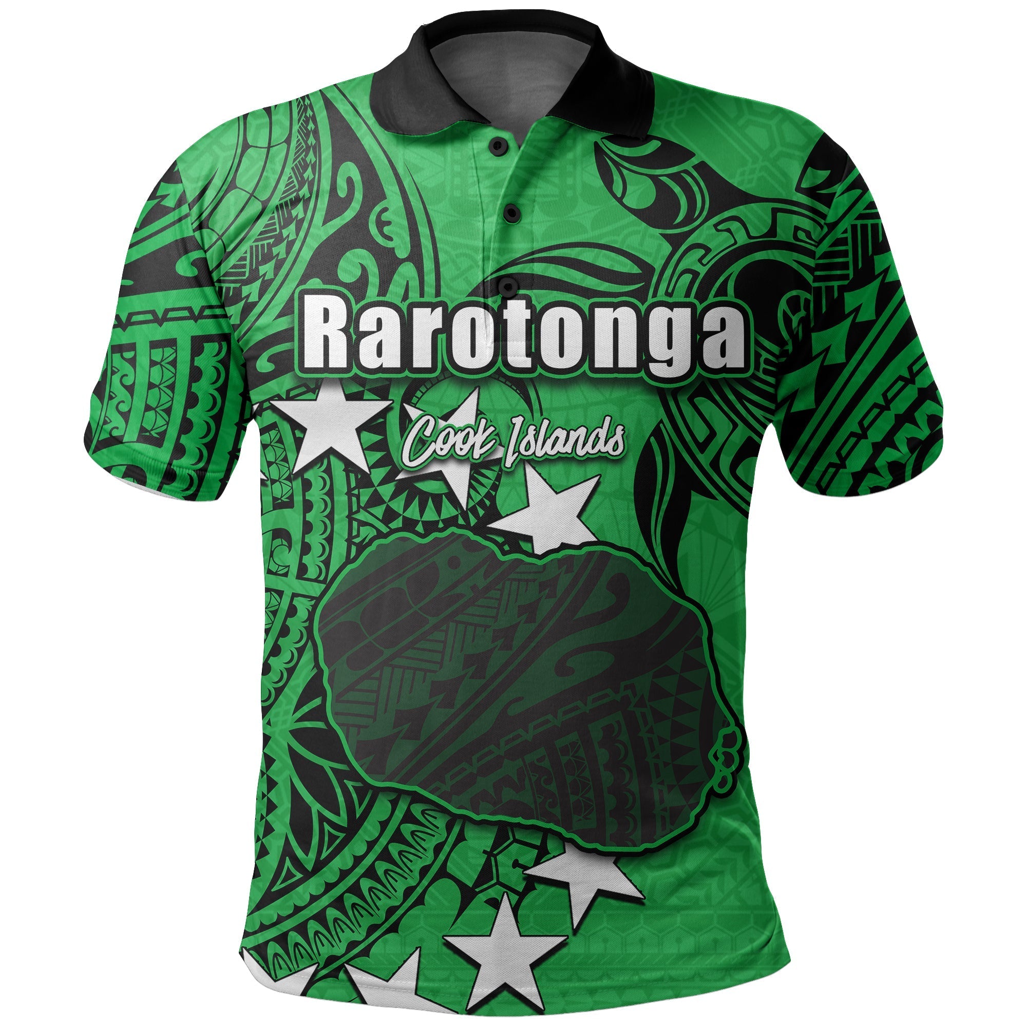 Custom Cook Islands Polo Shirt Rarotonga LT6 - Wonder Print Shop