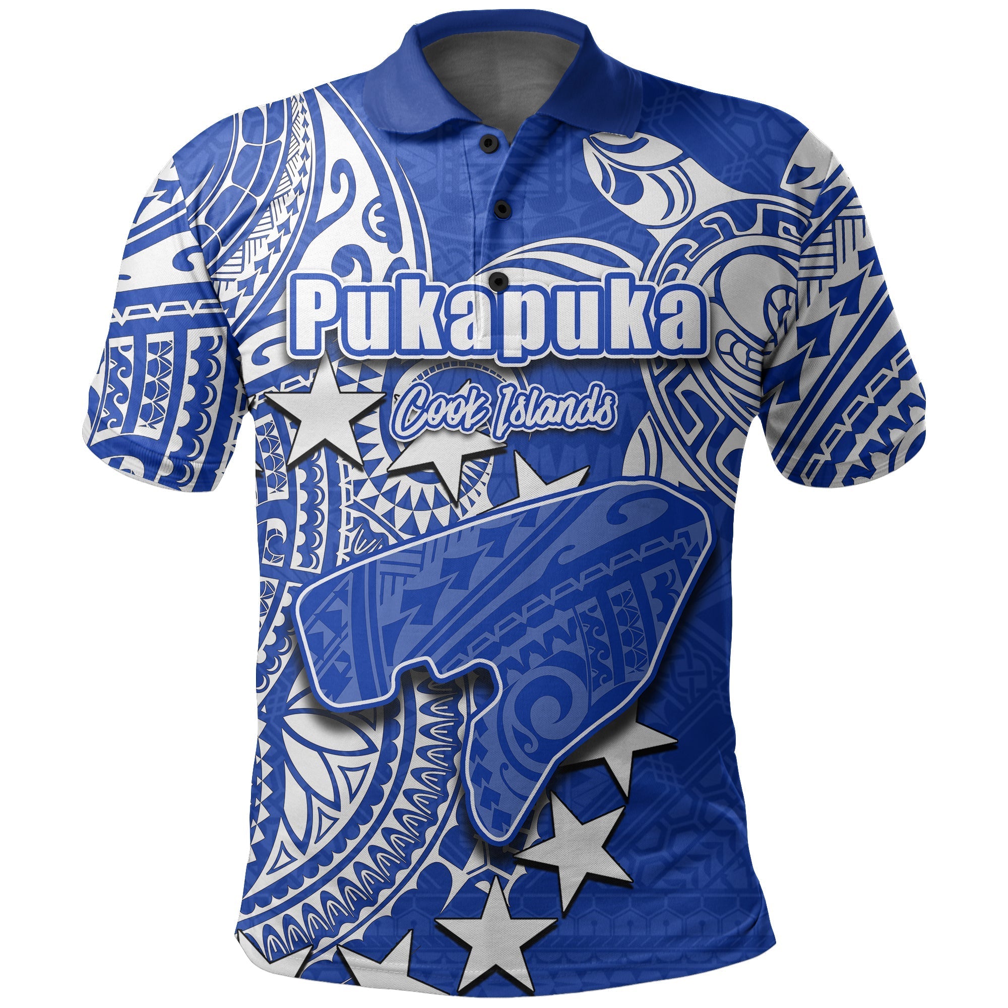 Custom Cook Islands Polo Shirt Pukapuka LT6 - Wonder Print Shop