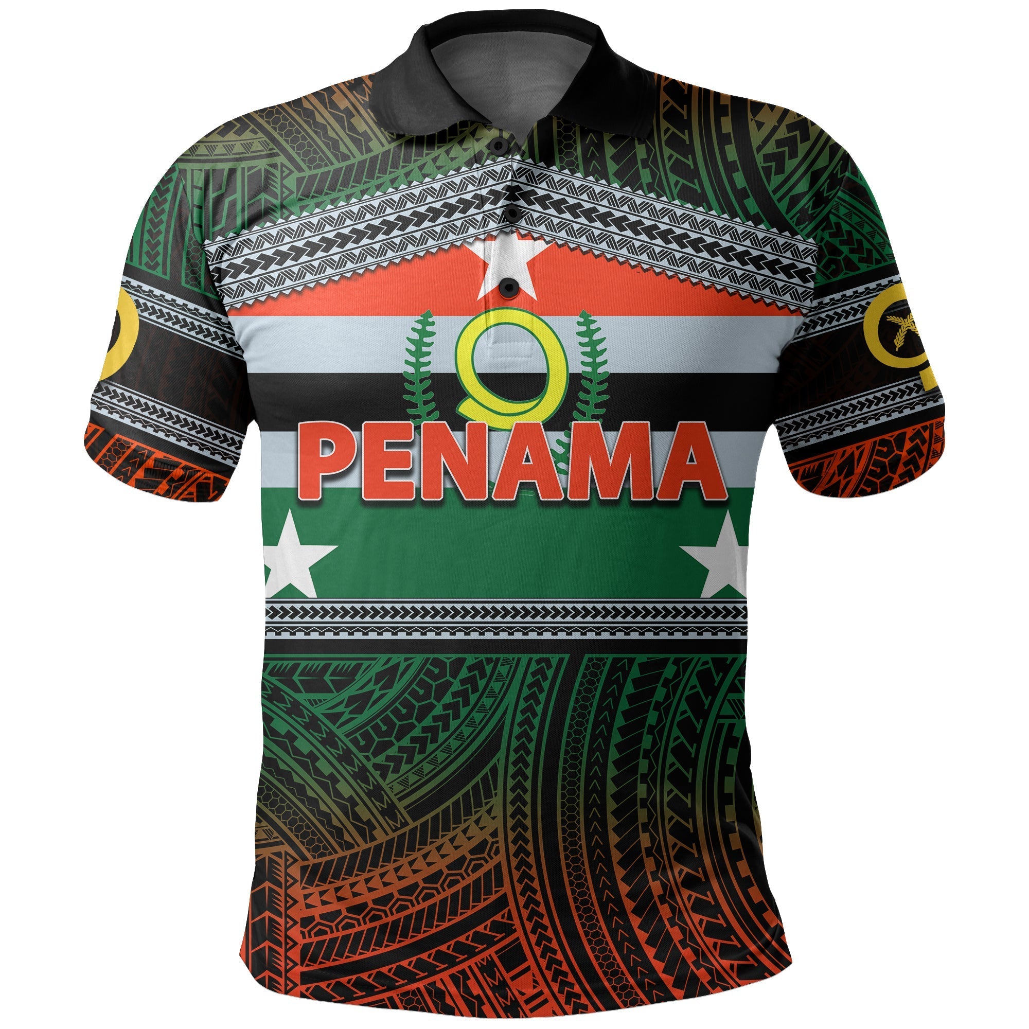 Penama Day Polo Shirt Of Vanuatu Polynesian Patterns LT6 - Wonder Print Shop