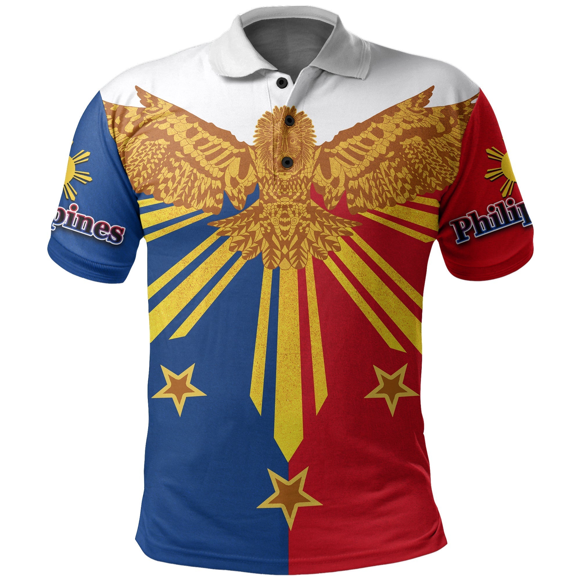 Custom Philippines Polo Shirt Eagle LT6 - Wonder Print Shop