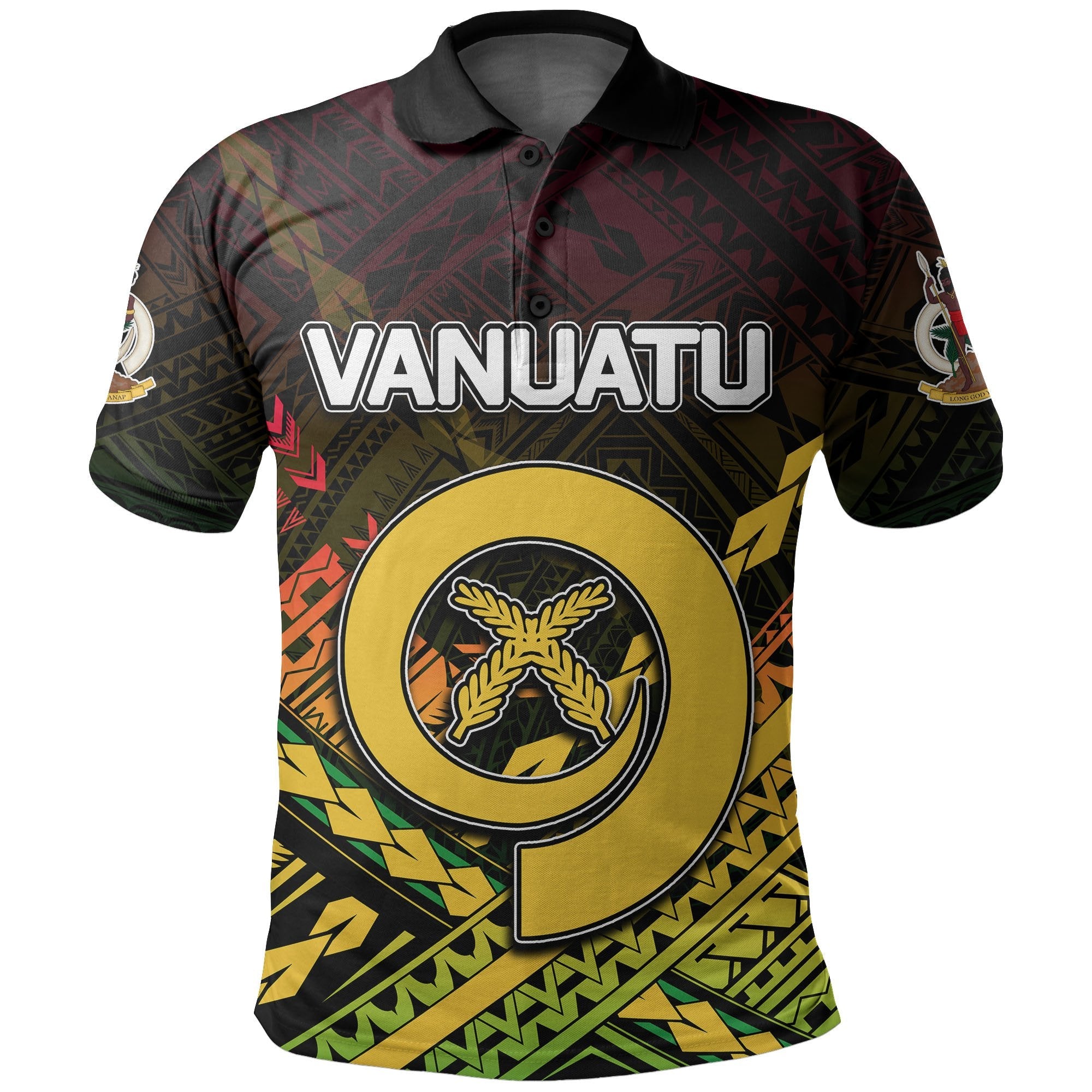 Custom Vanuatu Polo Shirt Polynesian Style LT6 - Wonder Print Shop