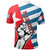 Custom Free West Papua Polo Shirt Clenched Hands Flag LT6 - Wonder Print Shop