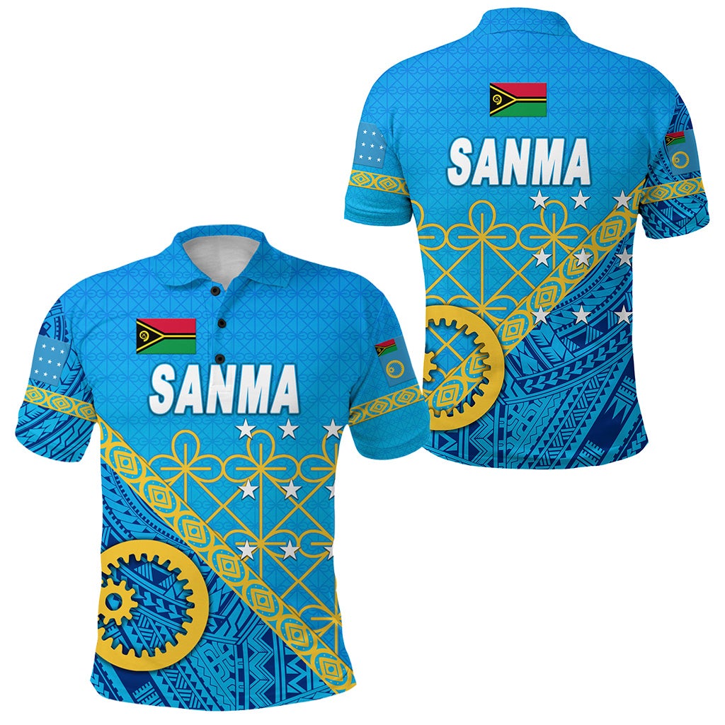 Sanma Province Polo Shirt Vanuatu Pattern Unique Style LT8 - Wonder Print Shop