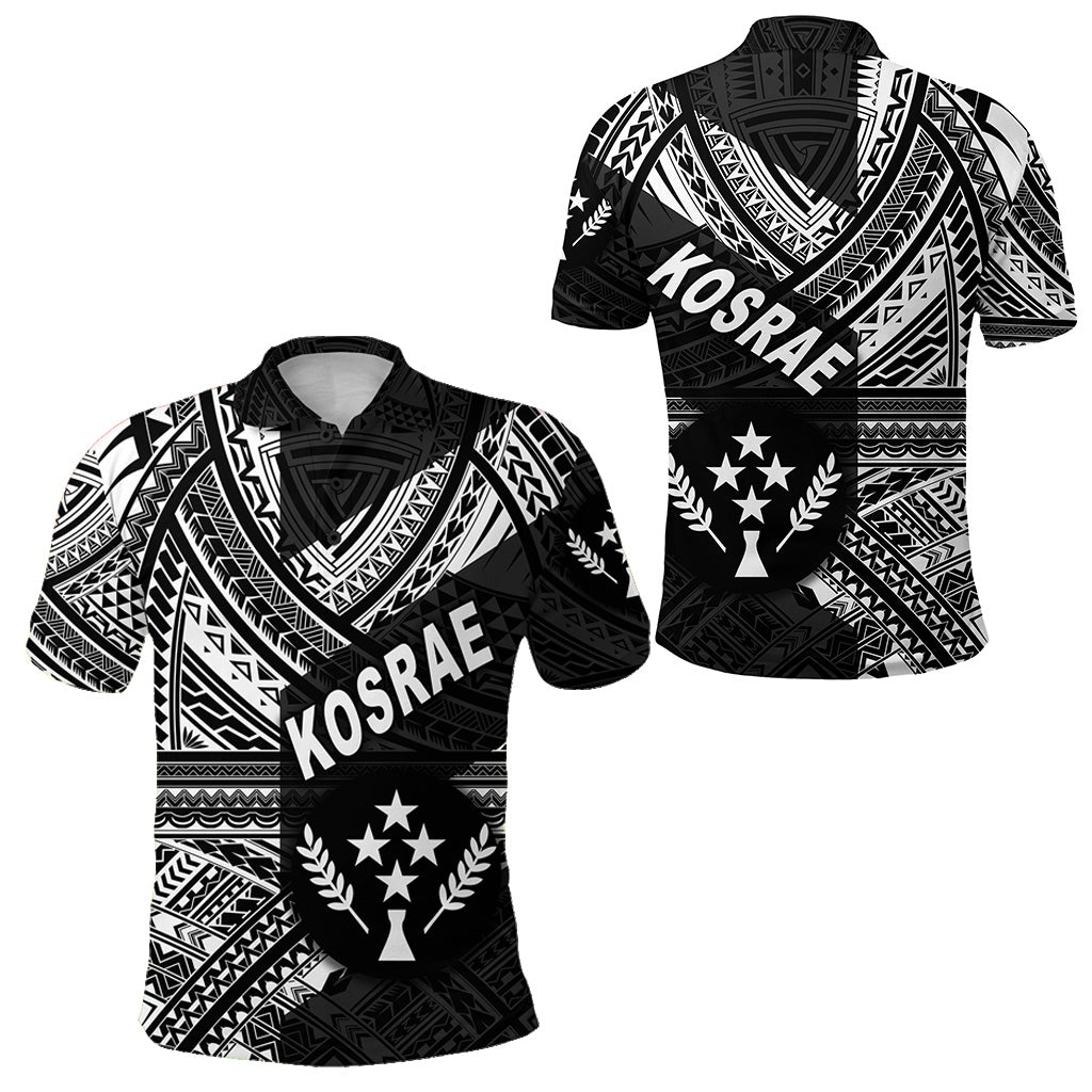 FSM Kosrae Polo Shirt Original Style Black LT8 - Wonder Print Shop