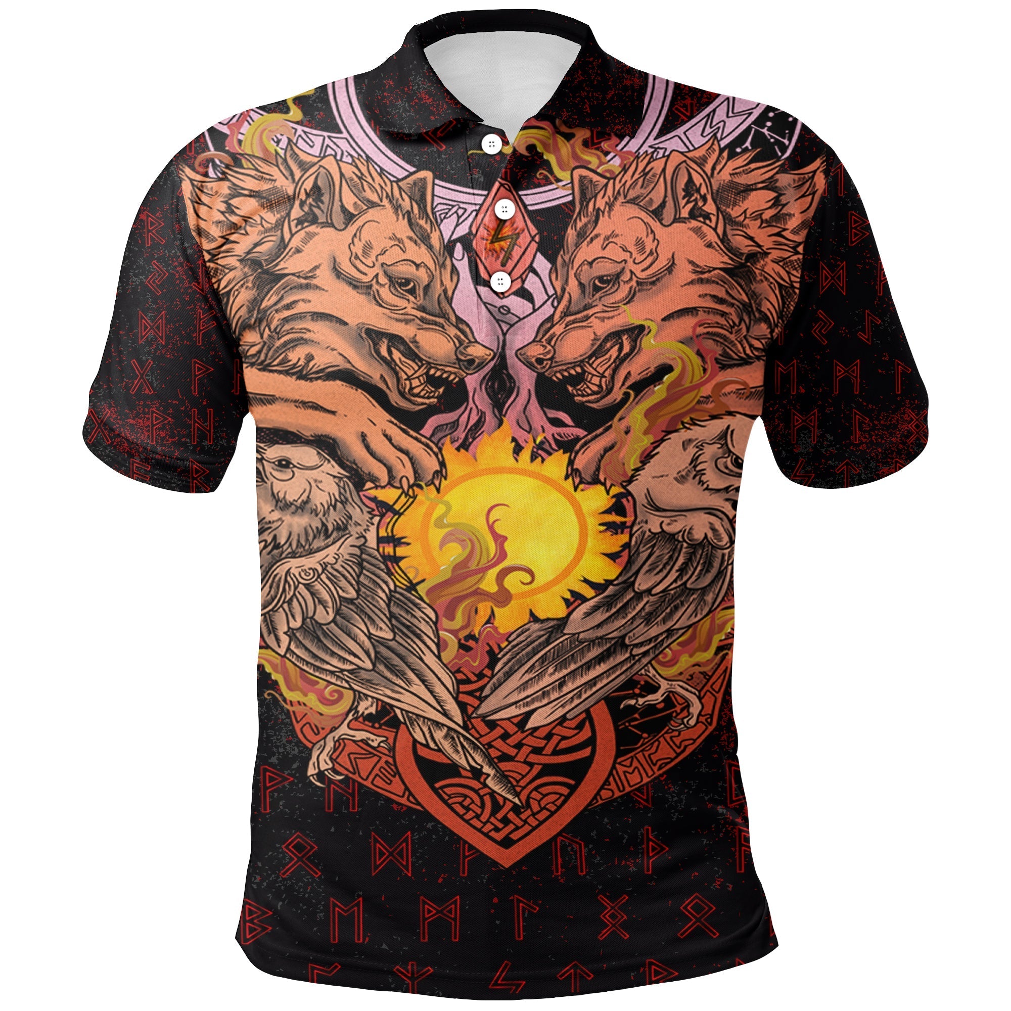 Viking Polo Shirt Sowilu Rune RLT12 - Wonder Print Shop