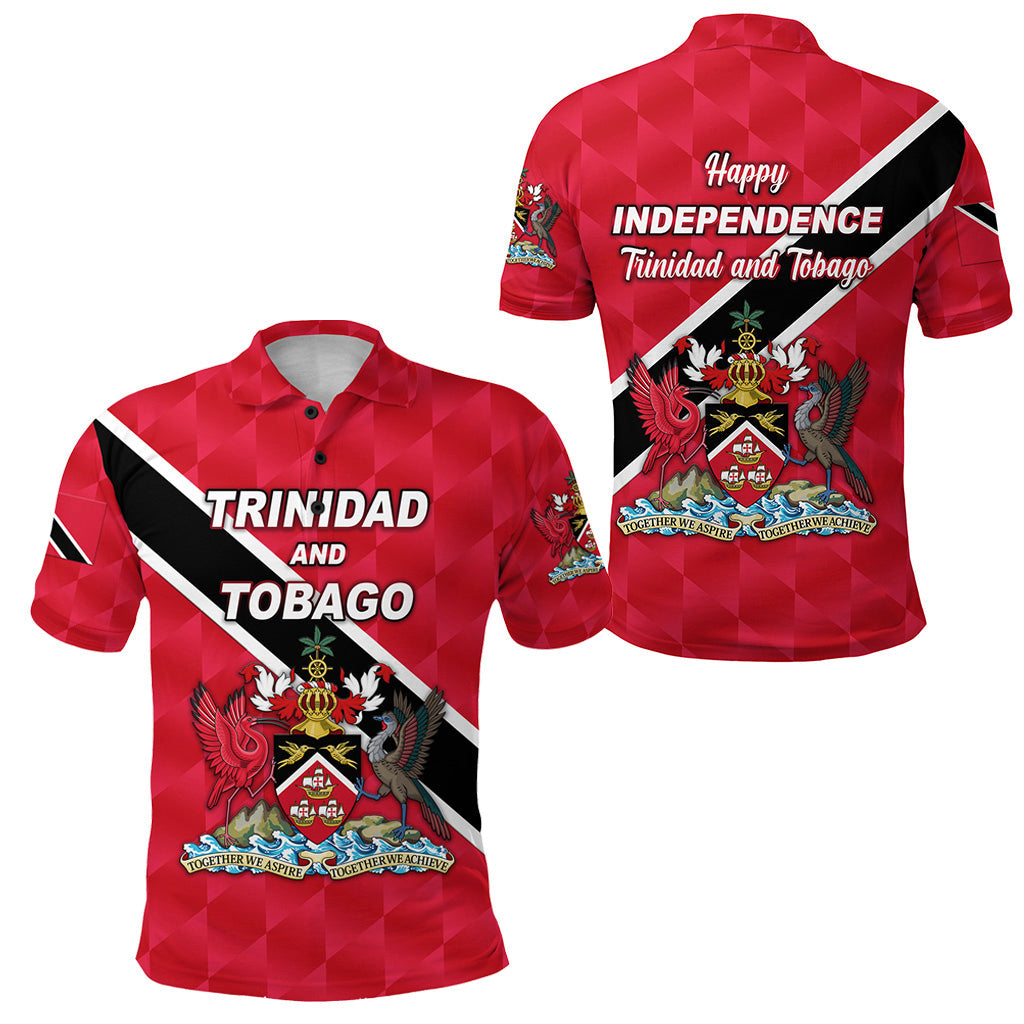 Happy Trinidad and Tobago Polo Shirt independence Day Red LT8 - Wonder Print Shop