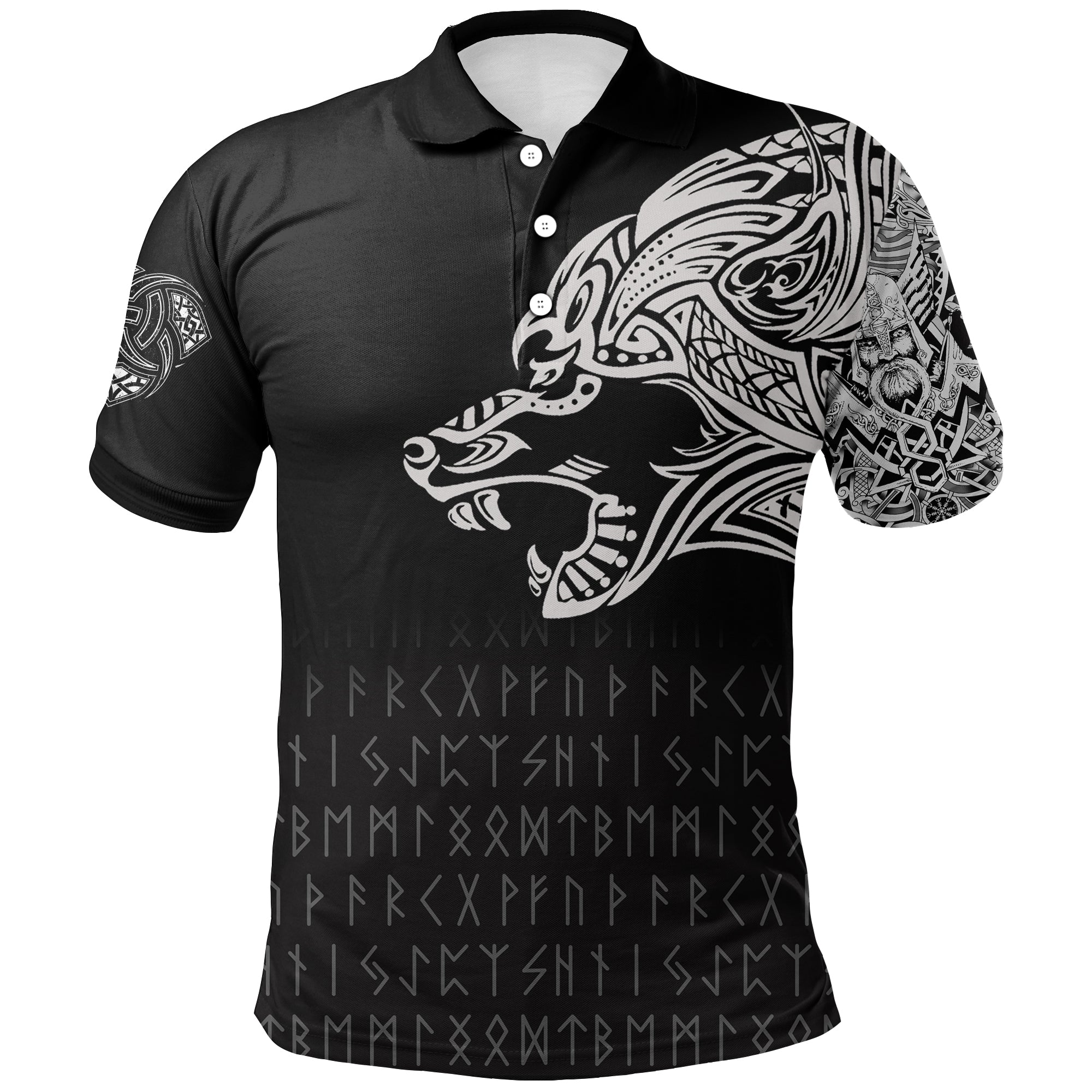 VikingFenrir Tatoo Polo Shirt RLT12 - Wonder Print Shop