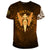 Viking T Shirt Gold Spear Of The God Odin Gungnir and Two Gold Ravens RLT12 - Wonder Print Shop