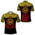 Marquesas Islands Polo Shirt Marquesan Tattoo Simplified Version Yellow LT8 - Wonder Print Shop