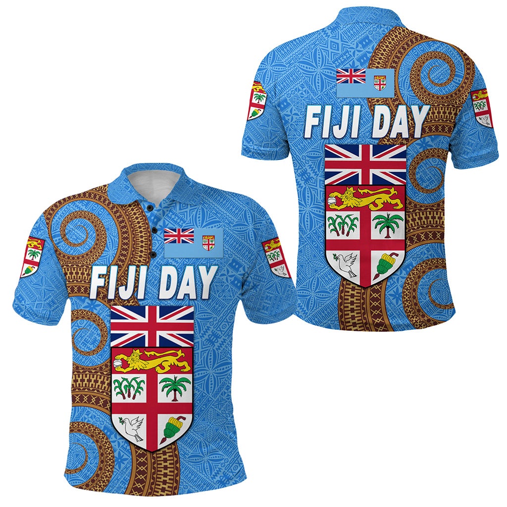 Fiji Day Polo Shirt Independence Anniversary Simple Style LT8 - Wonder Print Shop