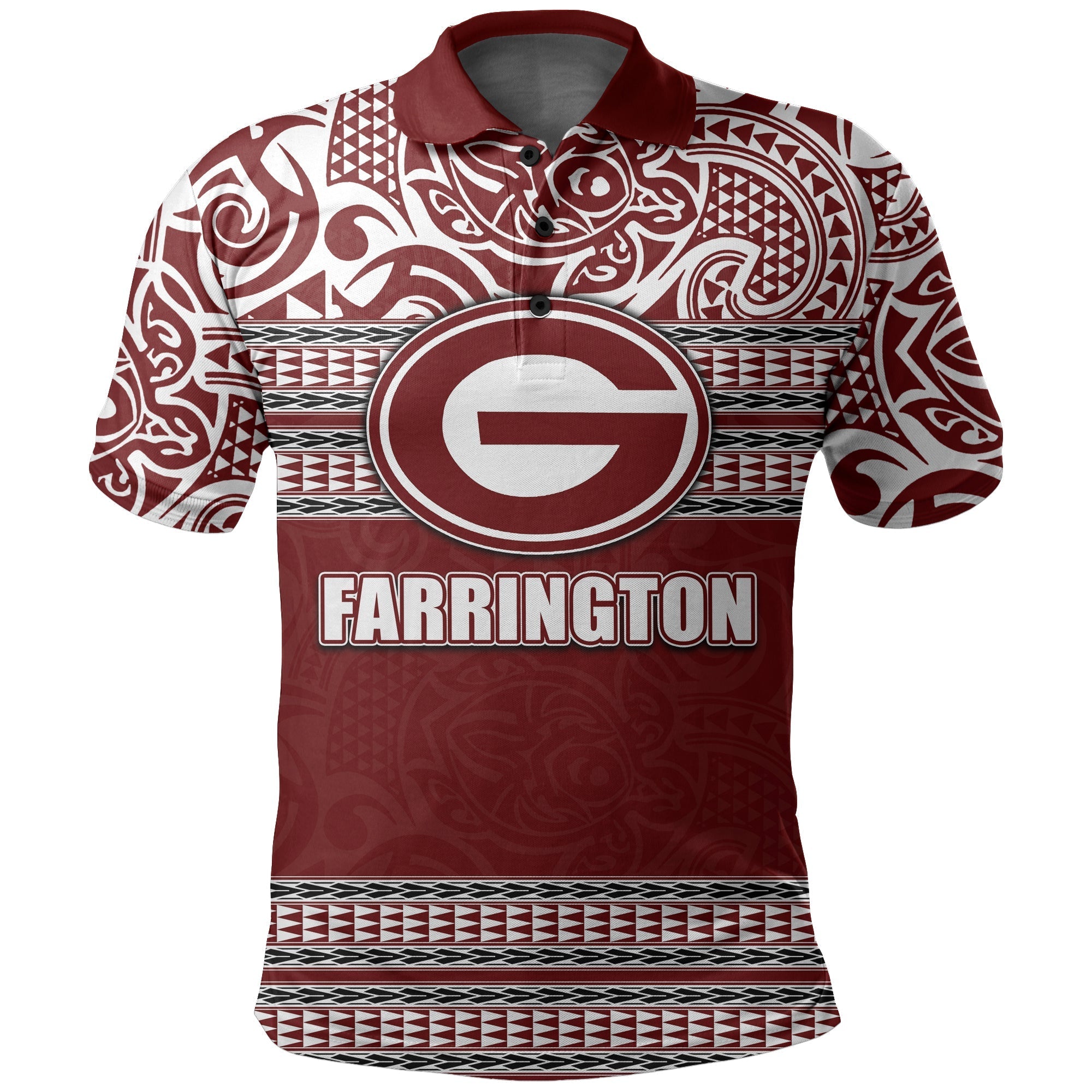 Custom Hawaii Farrington High School Polo Shirt No.1 LT6 - Wonder Print Shop