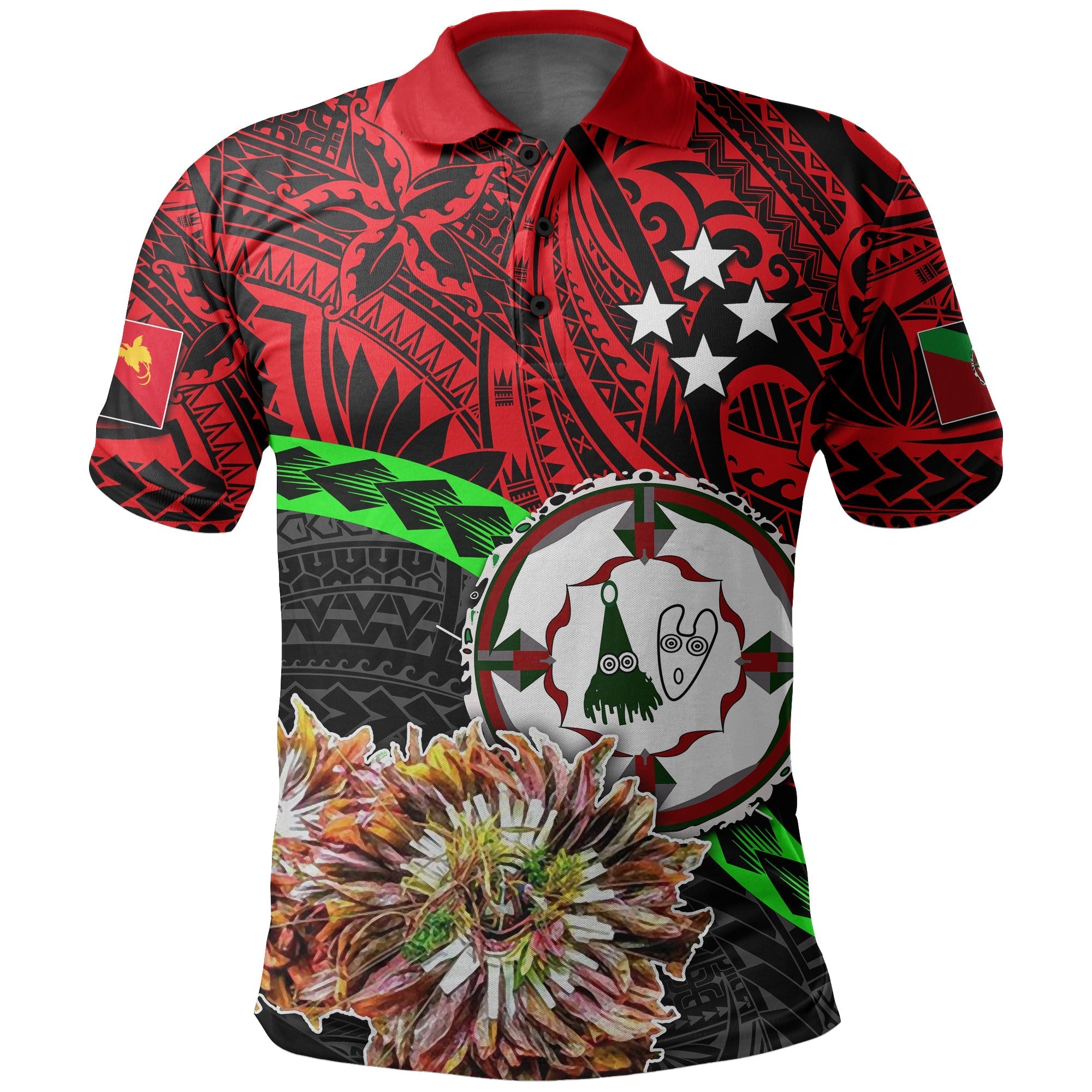 East New Britain Province Polo Shirt ISUMAMIST LT6 - Wonder Print Shop