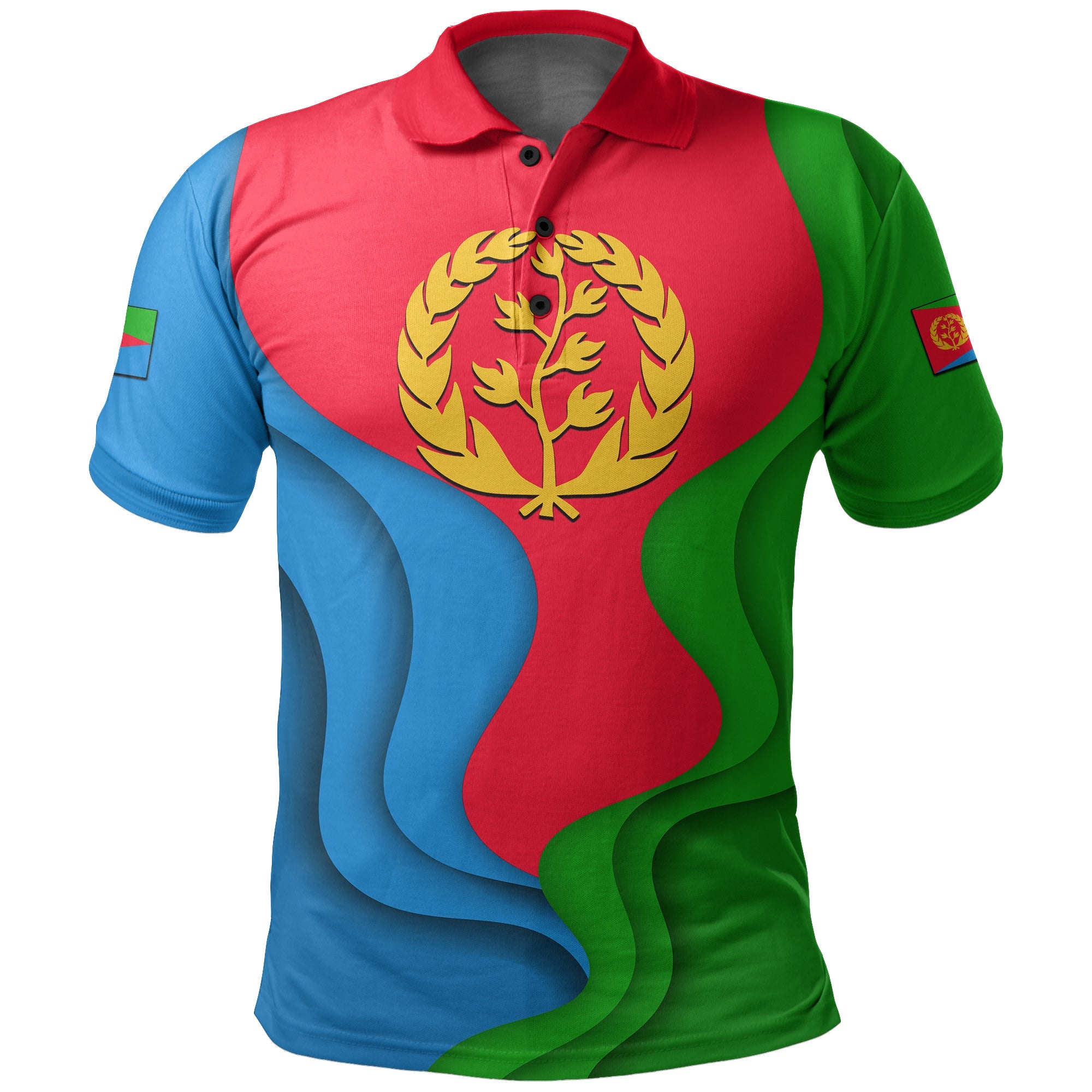 Eritrea Polo Shirt Independence Day 2022 Style No.3 LT6 - Wonder Print Shop