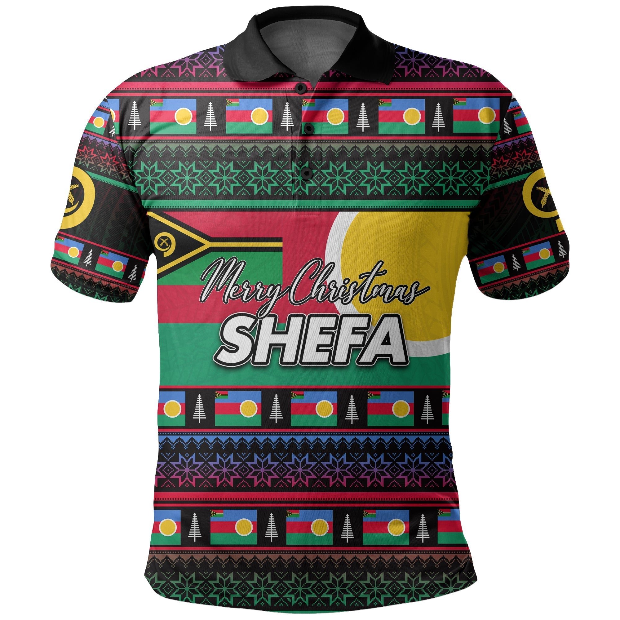 Shefa Province Polo Shirt Of Vanuatu Christmas LT6 - Wonder Print Shop