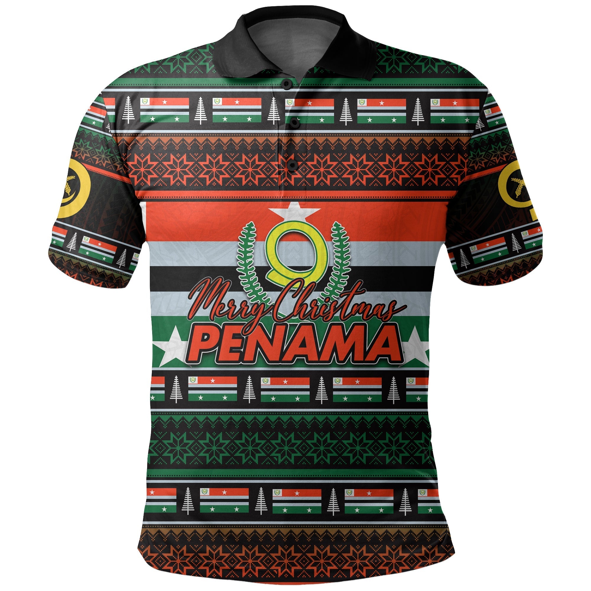 Penama Province Polo Shirt Of Vanuatu Christmas LT6 - Wonder Print Shop