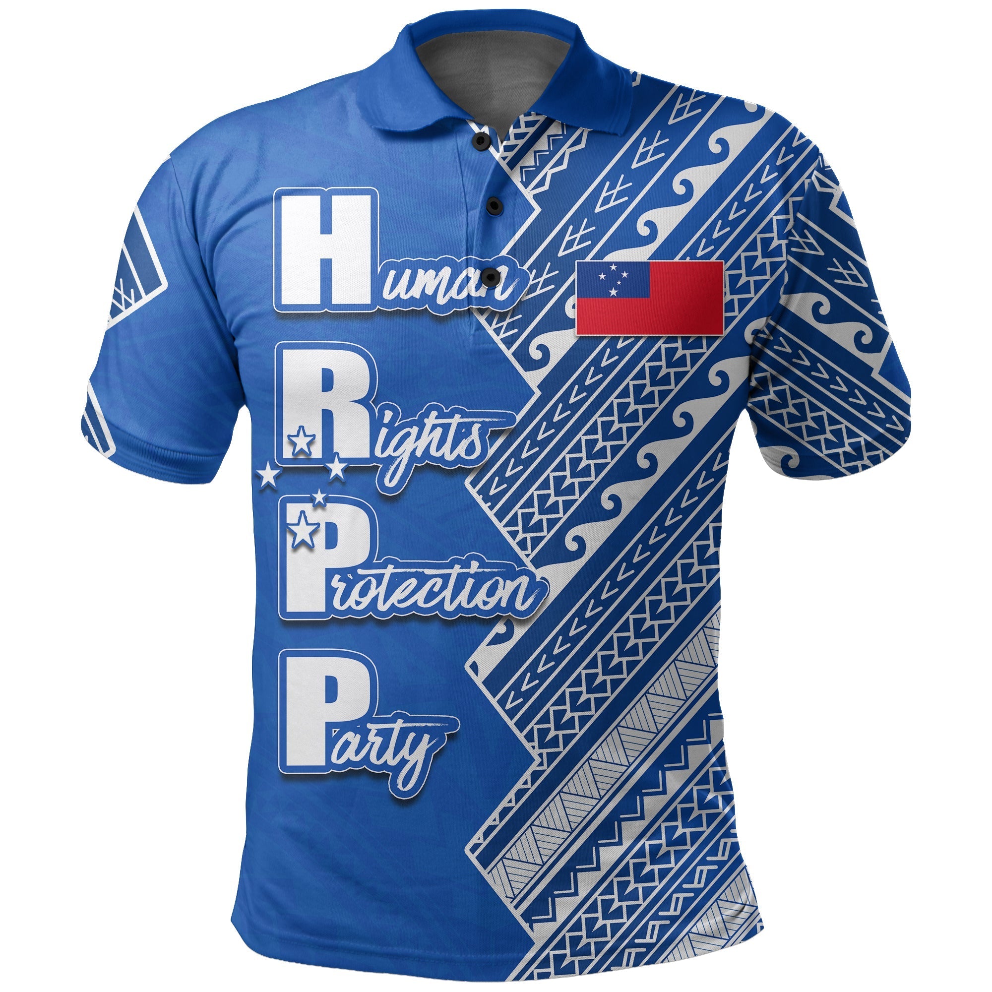 HRPP Samoa Polo Shirt Half Style LT6 - Wonder Print Shop