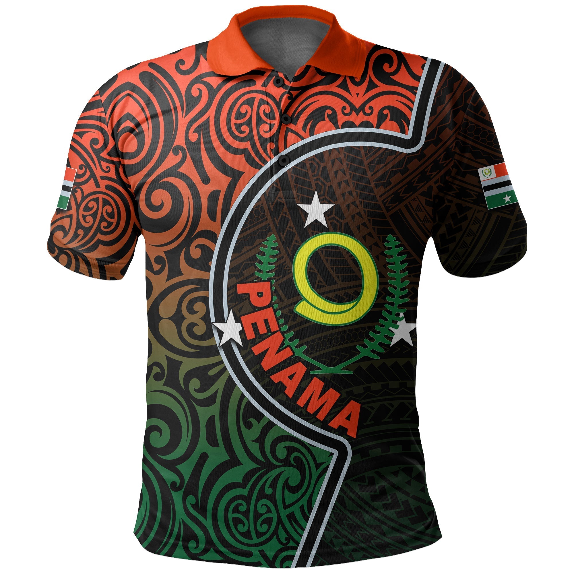 Custom Penama Province Polo Shirt Of Vanuatu Polynesian Flag Color LT6 - Wonder Print Shop