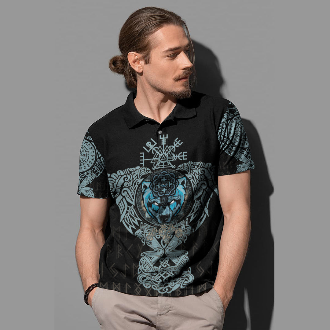 Viking Bear Tattoo Viking Polo Shirt RLT12 - Wonder Print Shop