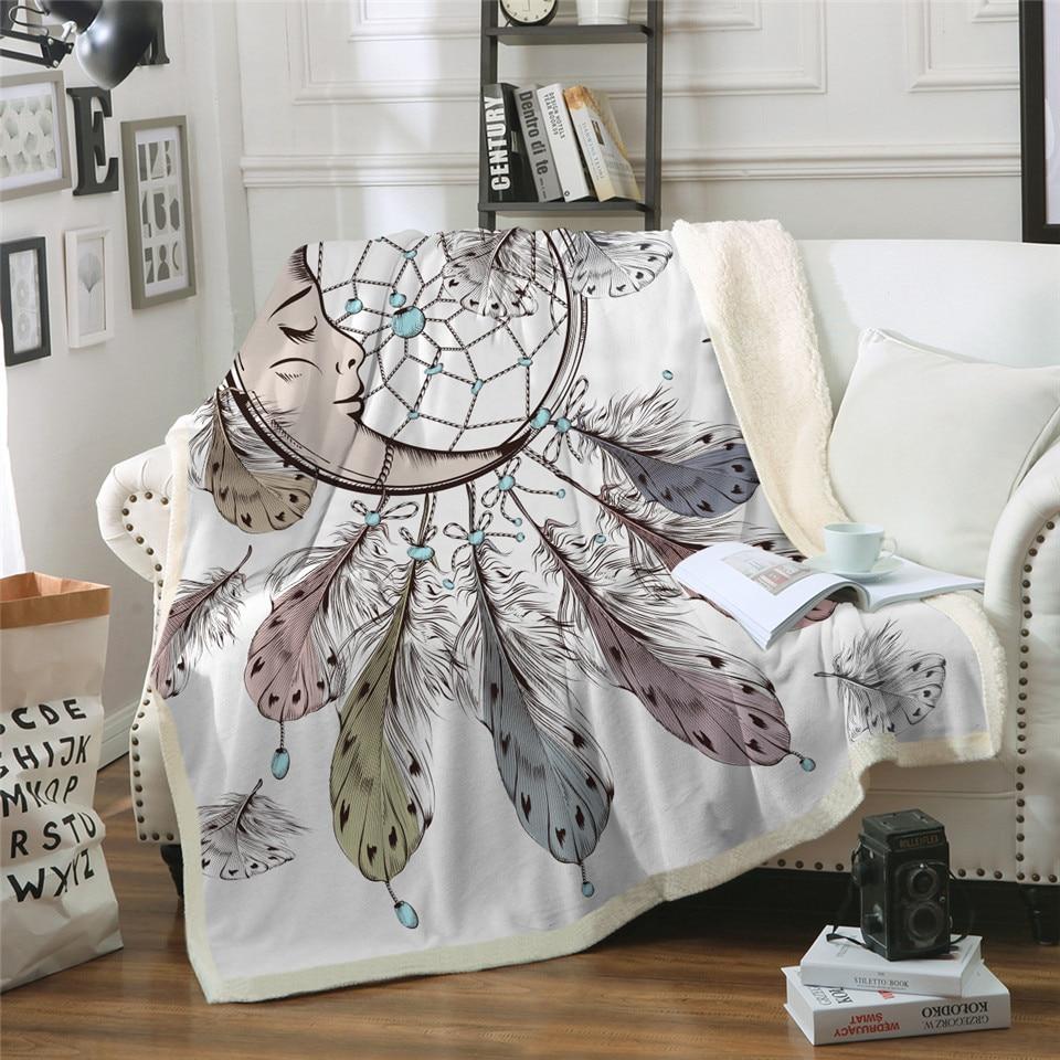 sleeping-moon-dreamcatcher-native-american-blanket