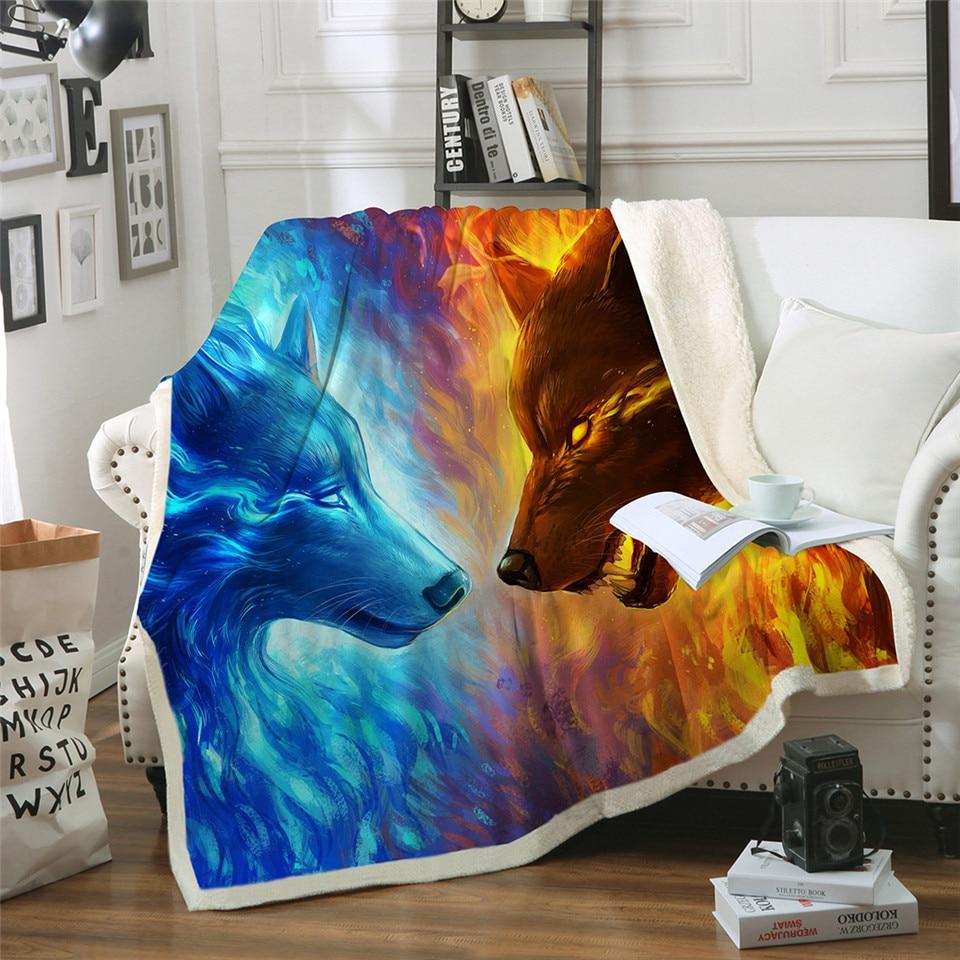 fire-ice-wolves-native-american-3d-throw-blanket