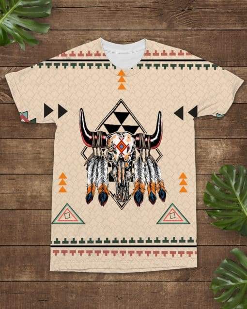 native-american-feather-bison-skull-head-all-over-t-shirt