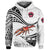 Fiji Rewa Hoodie Rugby Union Unique Version White LT8 - Wonder Print Shop