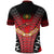 Fiji Rewa Rugby Union Polo Shirt Tapa Style Red LT8 - Wonder Print Shop