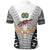 Custom Fiji Rewa Rugby Union Polo Shirt Tapa Style White LT8 - Wonder Print Shop