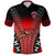 Fiji Rewa Rugby Union Polo Shirt Tapa Style Red LT8 - Wonder Print Shop