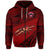 Fiji Rewa Rugby Union Zip Hoodie Special Version Red NO.1 LT8 - Wonder Print Shop