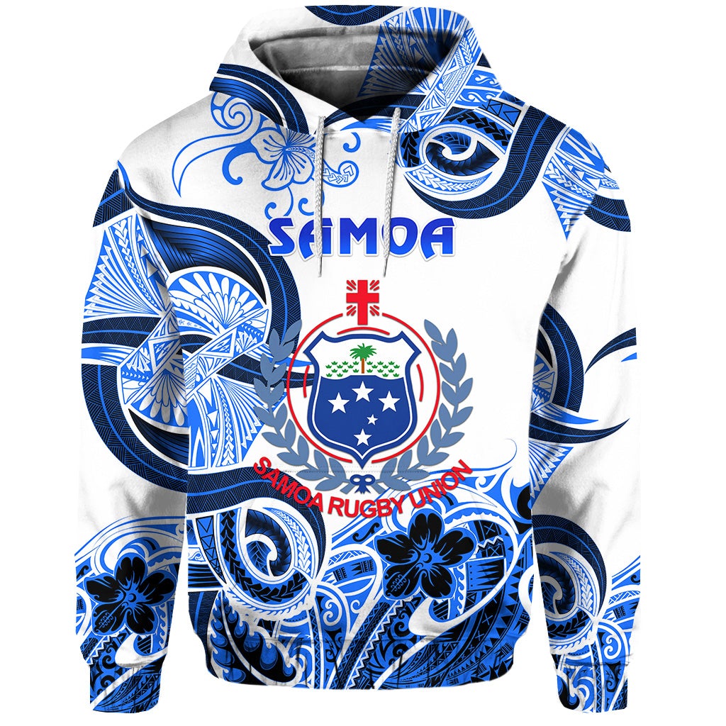 Custom Samoa Manu Hoodie Rugby Unique Style White LT8 - Wonder Print Shop