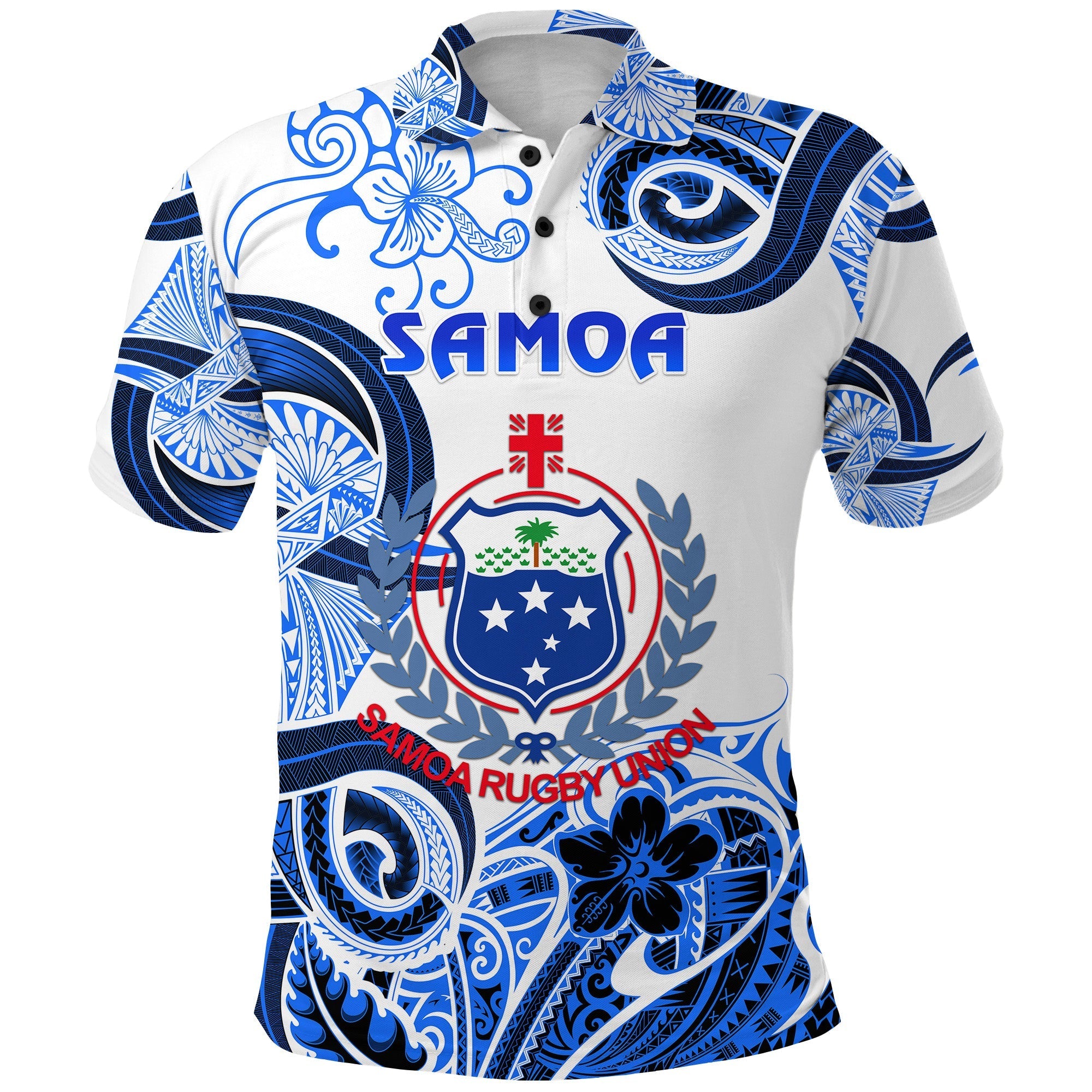 Samoa Manu Polo Shirt Rugby Unique Style White LT8 - Wonder Print Shop