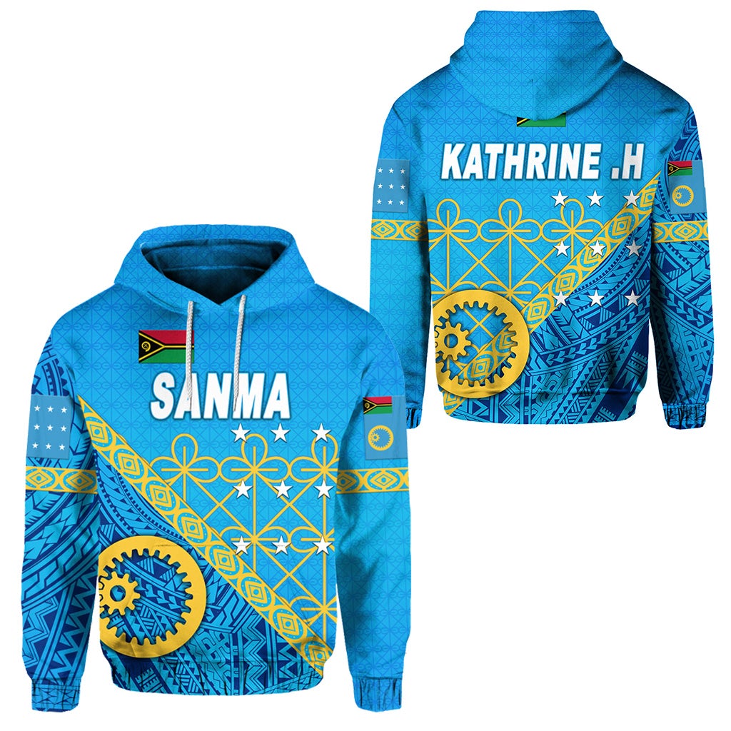 (Kathrine .H) Sanma Province Hoodie Vanuatu Pattern Unique Style LT8 - Wonder Print Shop