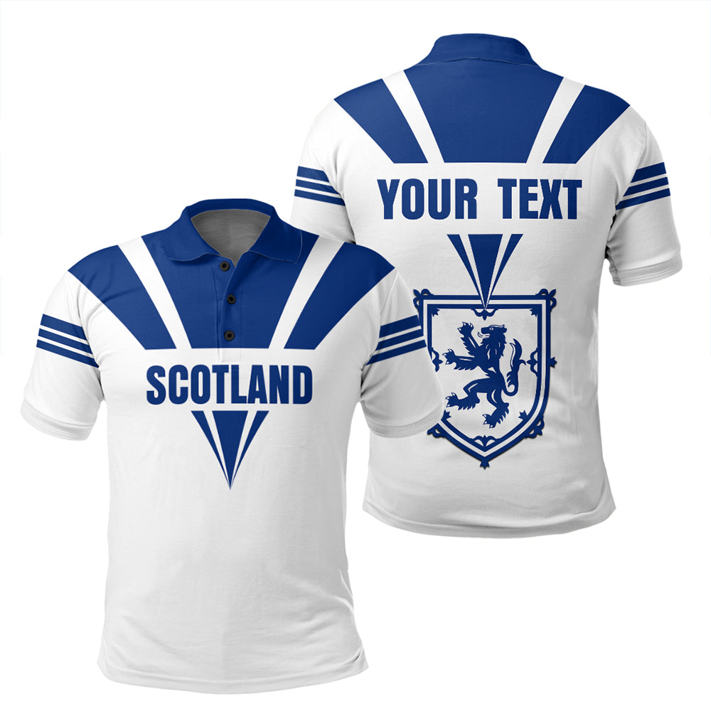 Custom Scotland Polo Shirt Royal Blue RLT12 - Wonder Print Shop