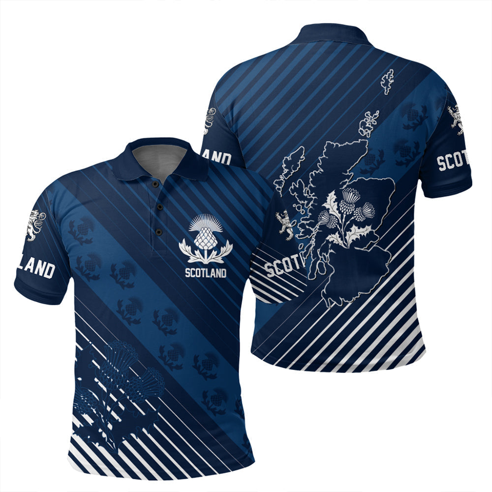 Scotland Thistle Classic Polo Shirt RLT12 - Wonder Print Shop