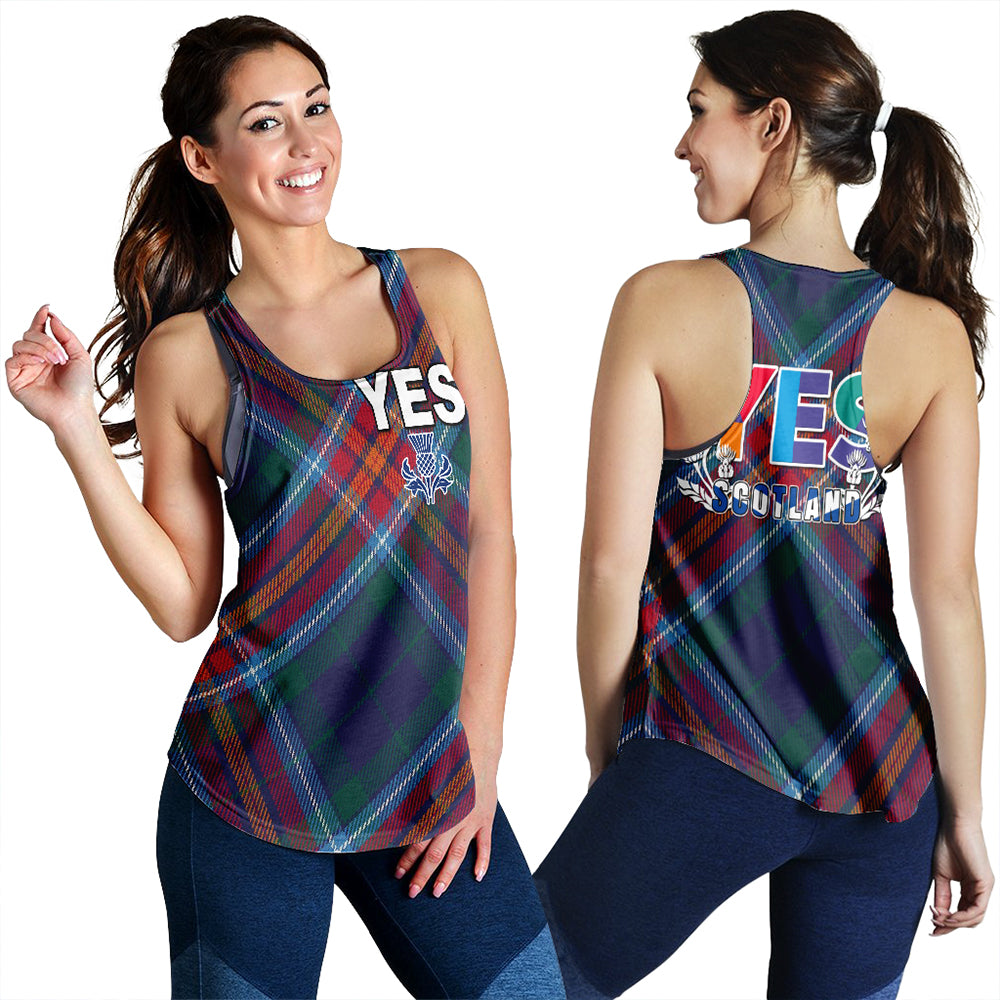 scotland-tartan-yes-racerback-tank