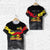 Custom Papua New Guinea SP Hunters T Shirt Rugby Original Style Black, Custom Text And Number LT8 - Wonder Print Shop