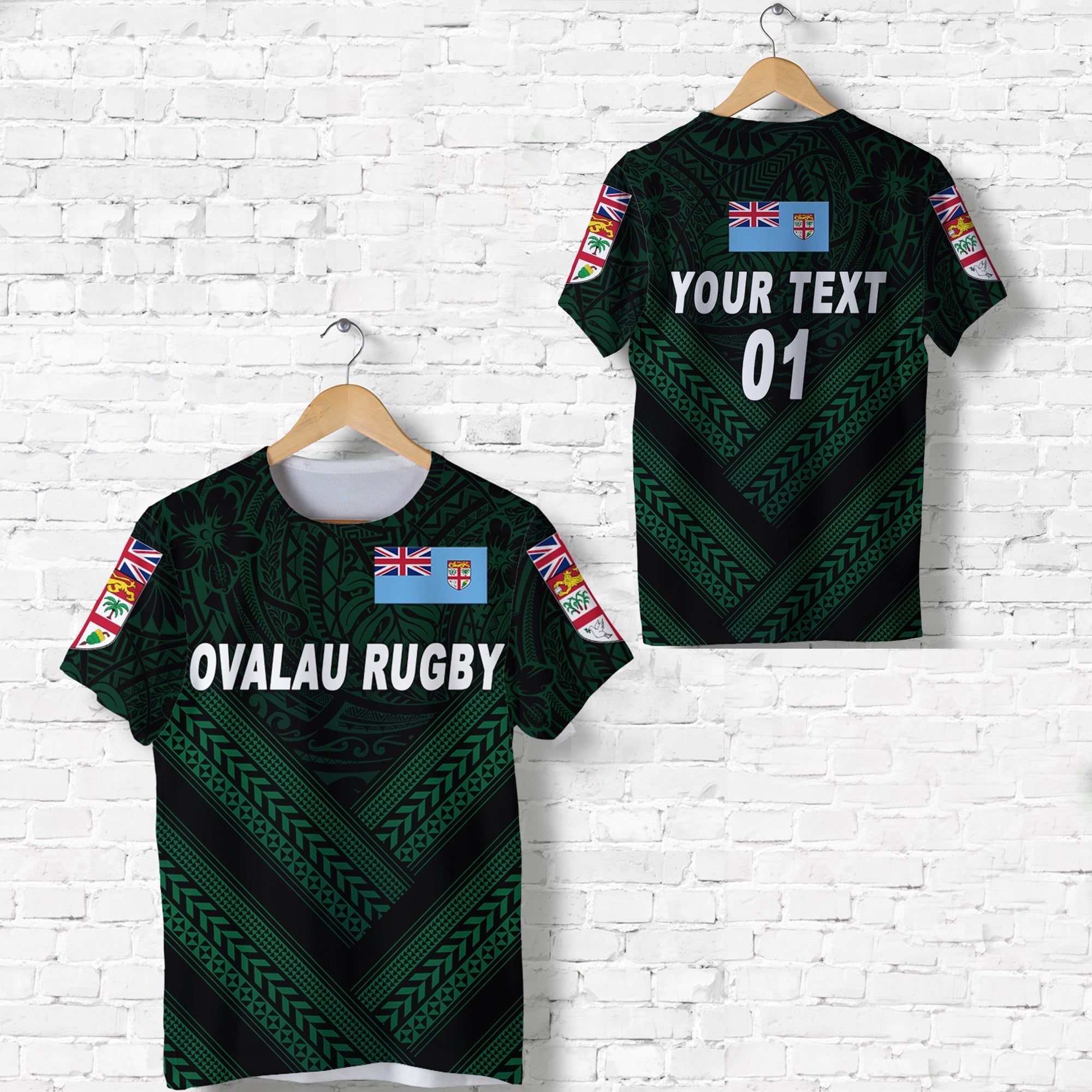 custom-personalised-fiji-ovalau-rugby-t-shirt-dark-green-style-custom-text-and-number