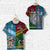 Custom Vanuatu And Fiji T Shirt Together Bright Color, Custom Text And Number LT8 - Wonder Print Shop