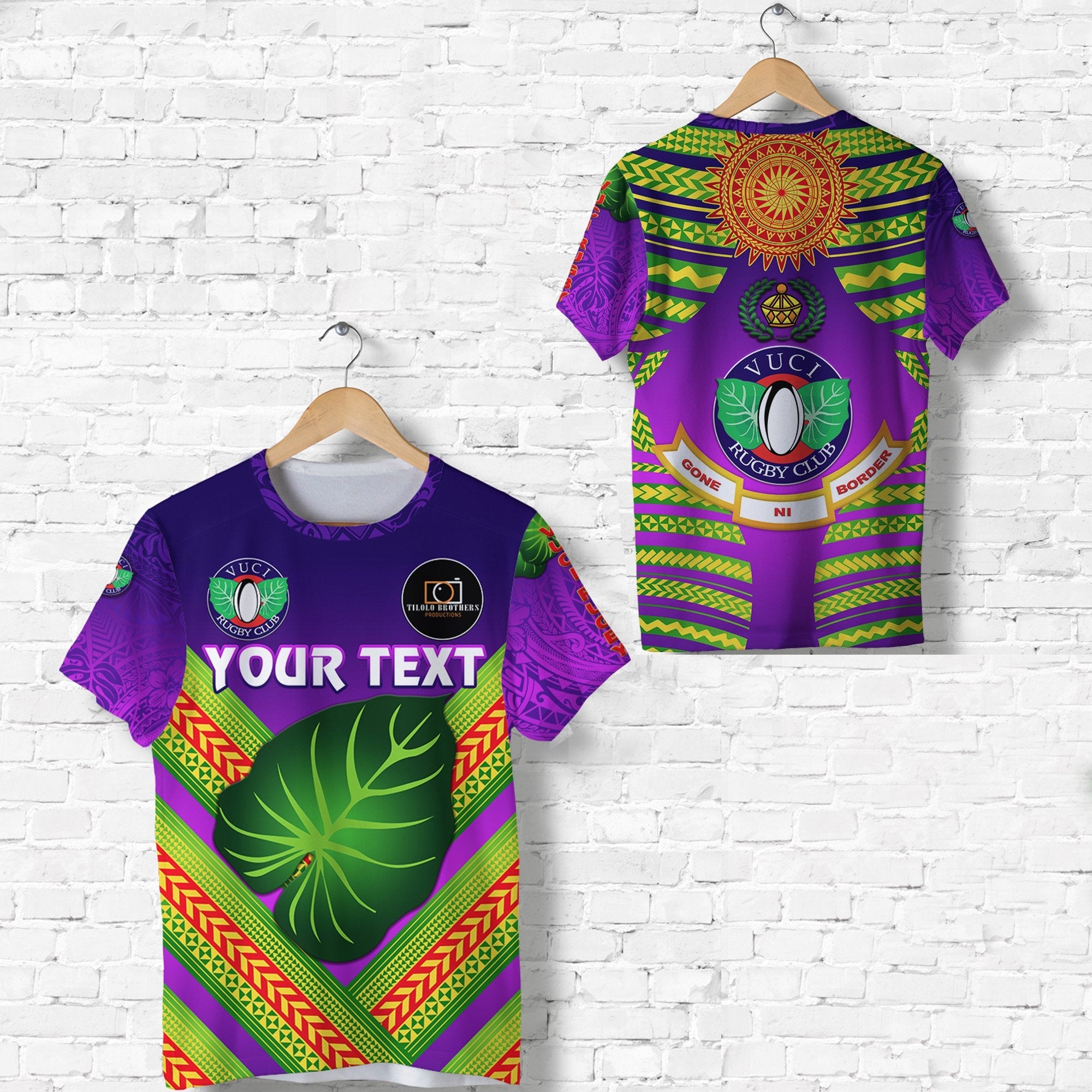 Custom Fiji Vuci Rugby Club T Shirt Creative Style Purple LT8 - Wonder Print Shop