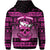 Skull Christmas Hoodie Pink LT8 - Wonder Print Shop