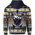 Skull Christmas Zip Hoodie Navy LT8 - Wonder Print Shop