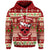 Skull Christmas Hoodie Red LT8 - Wonder Print Shop