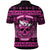 Skull Polo Shirt Christmas Pink LT8 - Wonder Print Shop