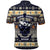 Skull Polo Shirt Christmas Navy LT8 - Wonder Print Shop