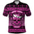 Skull Polo Shirt Christmas Pink LT8 - Wonder Print Shop