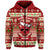 Skull Christmas Zip Hoodie Red LT8 - Wonder Print Shop