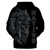 Native American Skull and Wolf All Over Hoodie v2 LT10 - Wonder Print Shop