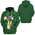 St Patricks Day Hoodie Drunk Skull LT8 - Wonder Print Shop